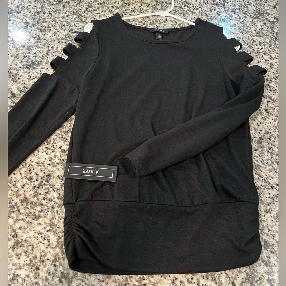 NWT A. Buyer black sweater